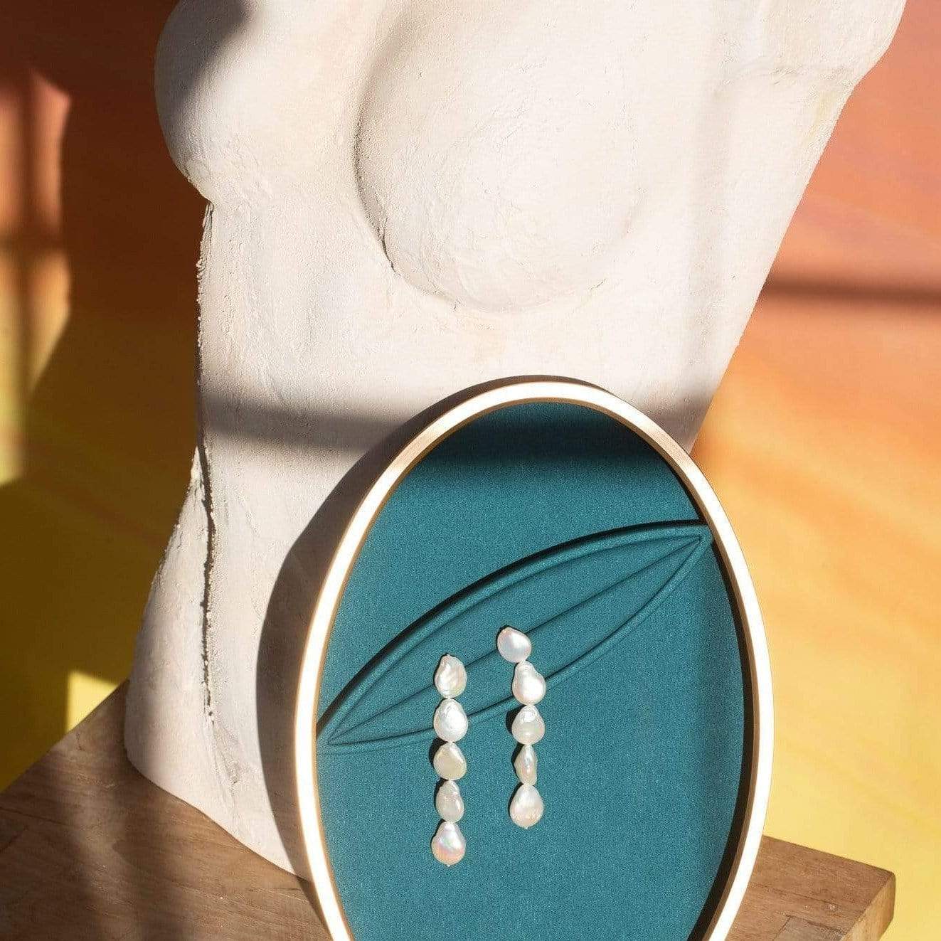 Adore Adorn Earrings Eye Candy Small Pearl Drop Earrings