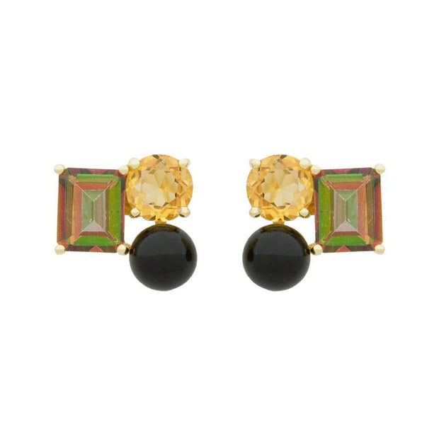 Haevan Studded Earrings in 14K Gold