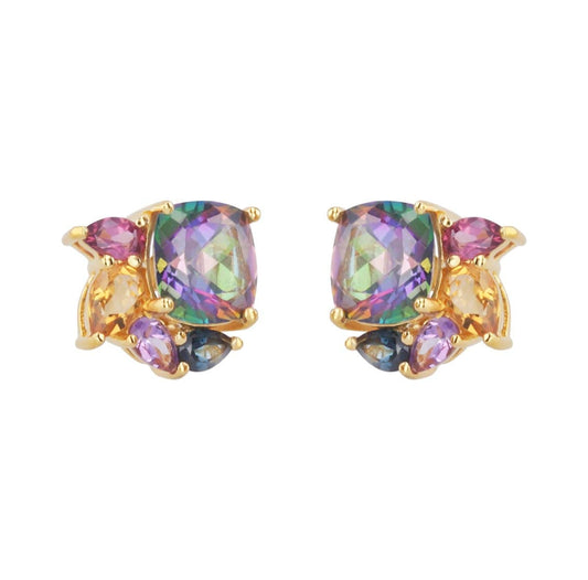 Adore Adorn Earrings Mystique Studded Earrings in 14K Gold