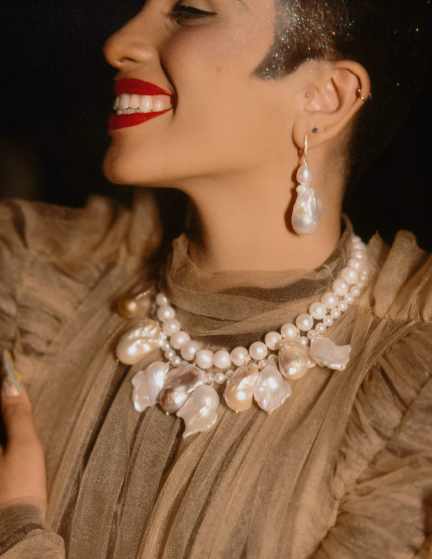 Adore Adorn Earrings Princess Jordan Small Baroque Pearl Earring