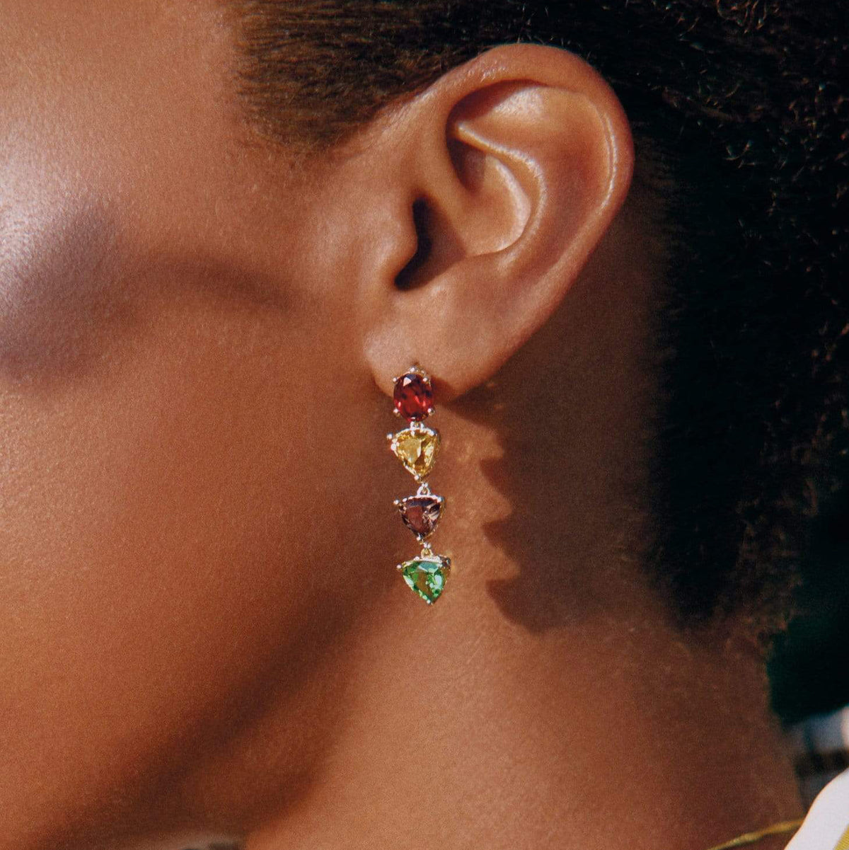 Adore Adorn Earrings Tucson 4 Gemstone Drop Earrings