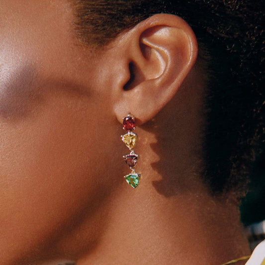 Adore Adorn Earrings Tucson 4 Gemstone Drop Earrings