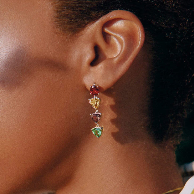 Adore Adorn Earrings Tucson 4 Gemstone Drop Earrings