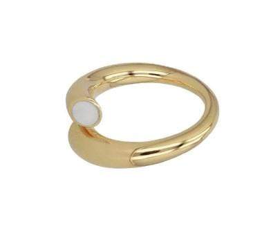 Adore Adorn Gold Plated Twisted Ring