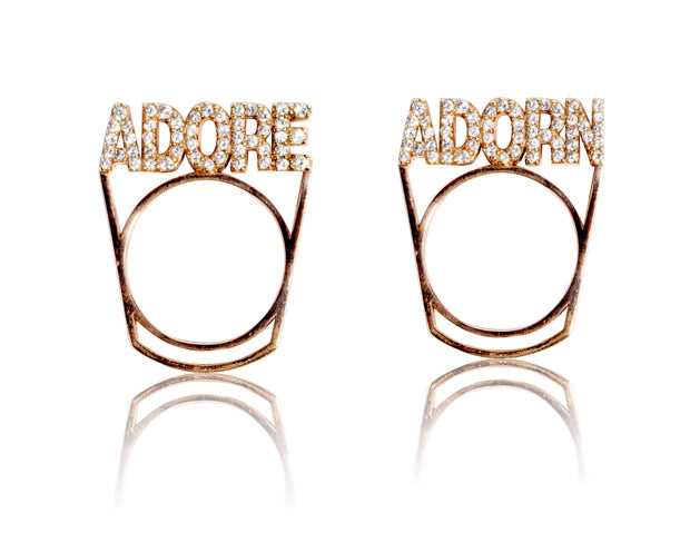Adore Adorn Ring Adore Adorn Stackable Ring Set - Rose Gold