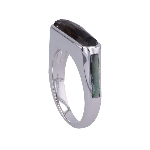 Adore Adorn Ring Excellence Side Band Gem Ring