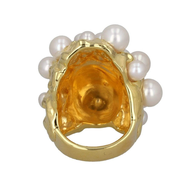 Adore Adorn Ring Missy Ring with Freshwater Pearls in 14K Gold