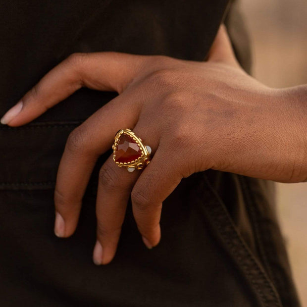 Adore Adorn Ring Pac Gem Ring in 14K Gold