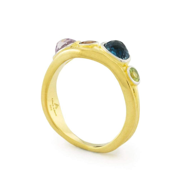 Sandy Cocktail Ring in 14K Gold